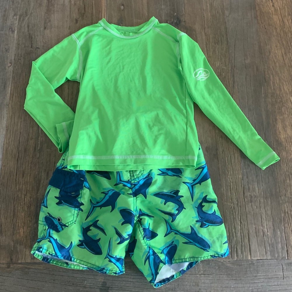 First Wave Swim Shirt and Shorts - 4/5